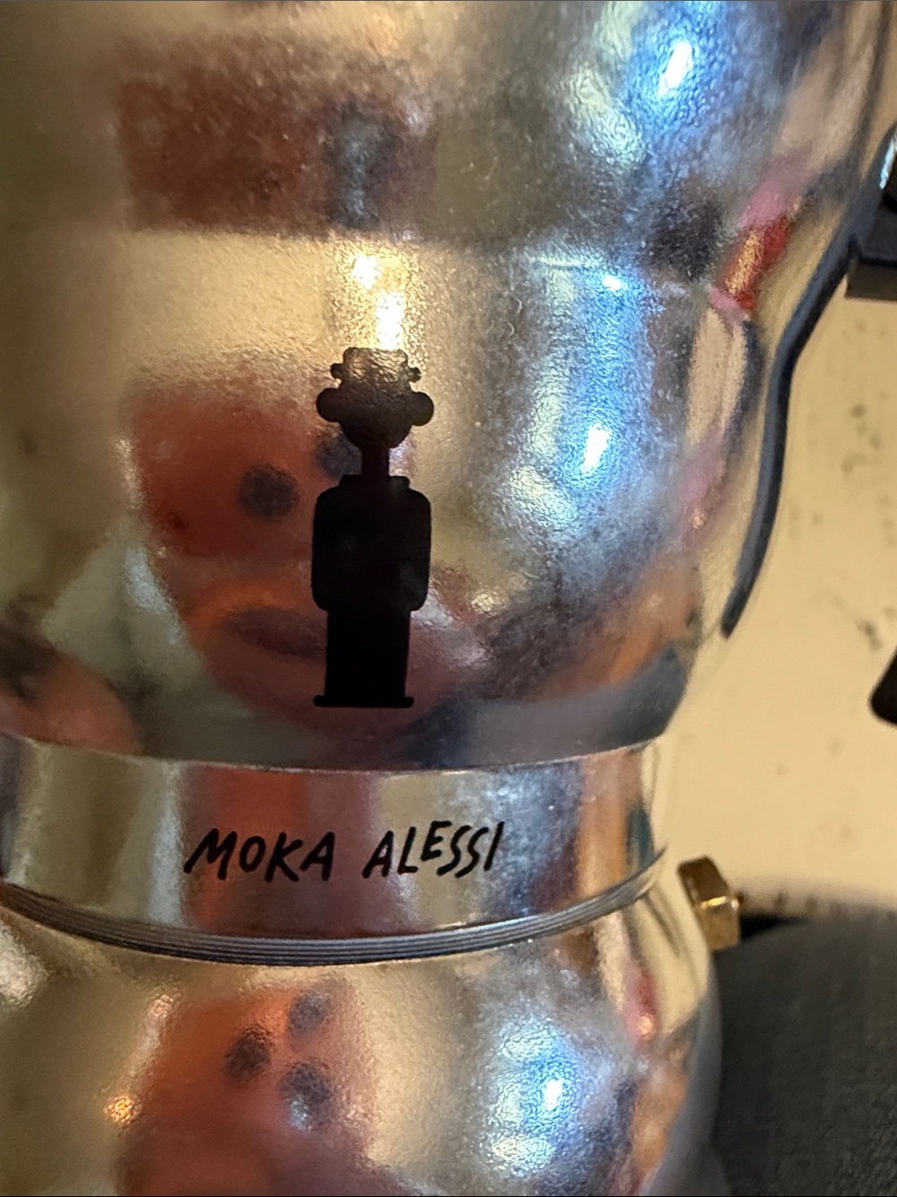 Moka Alessi Expresso Coffee Maker. Good condition. Allasandro Mendini. - Picture 3 of 11